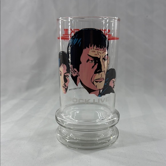 Star Trek Spock Lives Glass - Picture 1 of 2